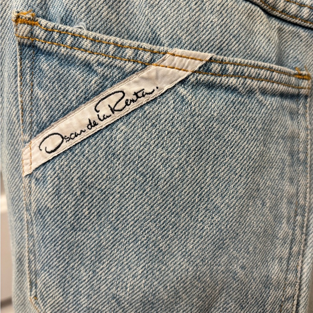 Vintage Oscar de la Renta high waisted jeans 1980s